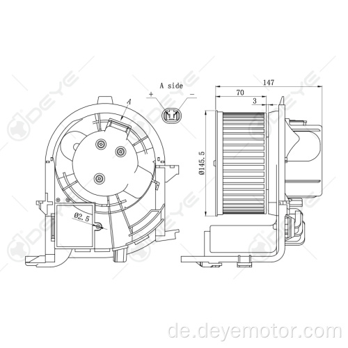 Universal Auto Gebläsemotor für CITROEN XSARA